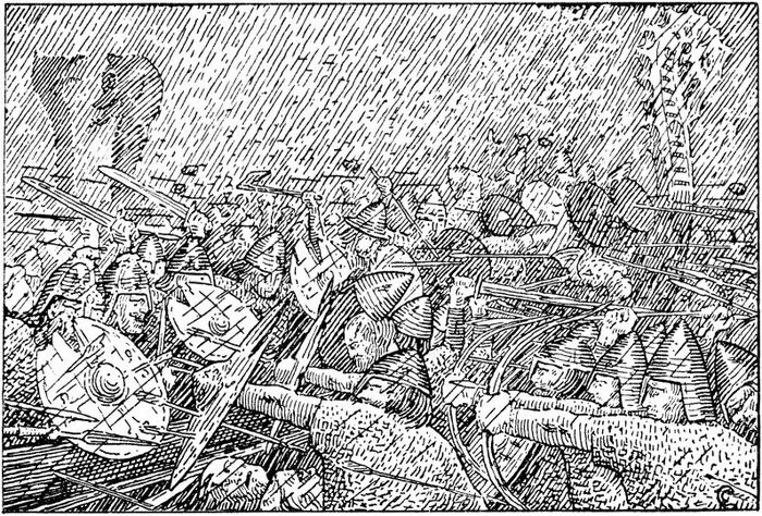olav_tryggvasons_saga_-_uvaeret_hjoerungavaag_-_h._egedius