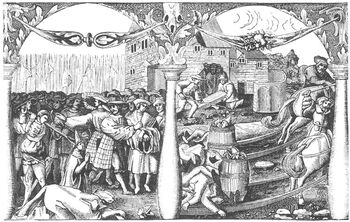 Kristian 2. var konge i Danmark og Norge fra 1513, og ble hyllet som svensk konge i 1520. Men etter «blodbadet i Stockholm» samme år, da Kristian 2. lot 82 av sine motstandere henrette på torget, fikk han lite støtte fra adelen i Sverige – og også i Danmark. Der samlet adelen seg om Kristian 2.s onkel, den senere kongen Fredrik 1. Fredrik 1. undergravde kirkens stilling både i Danmark og Norge, og sønnen, Kristian 3., avskaffet både det norske riksrådet og den katolske kirken på 1530-tallet. Les om katolisismen fra&amp;#160;tro&amp;#160;og overtro i Norge .&amp;#160;Foto: Det kongelige bibliotek/ CC PDM