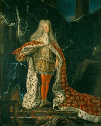 Den danske kongen Fredrik 4., her malt av Benoît le Coffre, angrep Sverige i 1700 og innledet&amp;#160;en over&amp;#160;20&amp;#160;år lang konflikt&amp;#160;som involverte hele Norden. Les mer om&amp;#160; Norge i den store nordiske krig .&amp;#160;Foto: Det Nationalhistoriske Museum på Frederiksborg Slot/Wikimedia Commons/public domain
