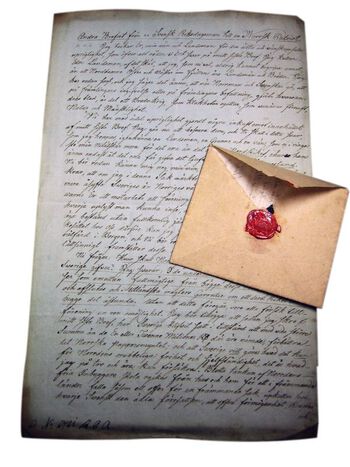 Sverige forsøkte å overbevise den norske befolkningen om fordelen av en union med nabolandet. Et av de første propagandaskriftene som ble sendt inn i Norge i 1812 var «Andra Brefvet från en Svensk Riksdagsman till en Norrsk Patriot», funnet blant innkomne brev til Stattholderembetet 1810–1814. Les om propagandakrigen&amp;#160;om Norge . Foto: Ruth Hemstad/Riksarkivet/RA/EA-2872