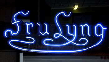 Utstyrsforretningen «Fru Lyng» ble etablert i den tiden da mange kvinner gikk til handelen i Norge. Og som det sto å lese i Kvinnelige handelsstands blad fra 1928, ble hennes «smukke velfylte og velassorterte butikk i City-passasagen […] meget raskt til et kjent sted i byen». Forretningen er i dag et AS med ulike filialer i Oslo-regionen. Les mer om kvinner i det kjønnsdelte&amp;#160;næringslivet .&amp;#160;Foto: Knut Falch/NTB scanpix