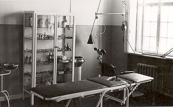 Operasjonsbordet på Sanderud sykehus, et psykiatrisk sykehus. Les mer om inngrepene en psykiatrisk pasient kunne gjennomgå . Foto: Sykehuset Innlandet HF, Sanderud&amp;#160;