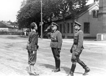Akershus festning ble overgitt til hjemmefronten 11. mai 1945. Les mer om frigjøringen av Norge . Foto: Johannes Stage/NTB scanpix