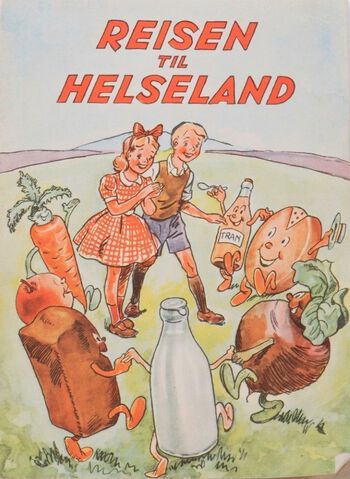 Reisen til Helseland er en fortelling om Else og Per som bestemmer seg for å reise til Helseland der alle er friske og glade. Foreningen Norsk Tannvern stod bak fortellingen som dukket opp i bladet Munnpleien på 1930-tallet. I perioden 1952–1974 ble fortellingen gitt ut som tegneserie i farger i eget hefte. I Helseland er sirupen og andre ting som er farlige for helsen og tennene satt i fengsel. Samfunnet er preget av glede og trivsel. Bilde 1 av 3