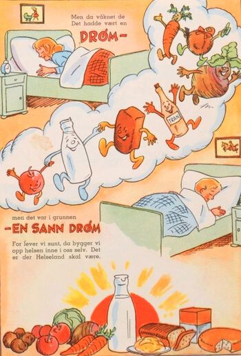 Reisen til Helseland er en fortelling om Else og Per som bestemmer seg for å reise til Helseland der alle er friske og glade. Norsk Tannvern stod bak fortellingen som dukket opp i bladet Munnpleien på 1930-tallet. I perioden 1952–1974 ble fortellingen gitt ut som tegneserie i farger i eget hefte. I Helseland er sirupen og andre ting som er farlige for helsen og tennene satt i fengsel. Samfunnet er preget av glede og trivsel. Bilde 3 av 3