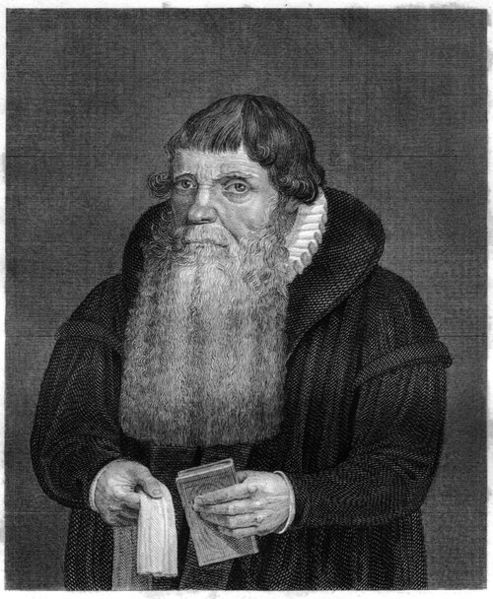 Peder Claussøn Friis (1545-1614) - efter en tegning af Johannes Flintoe