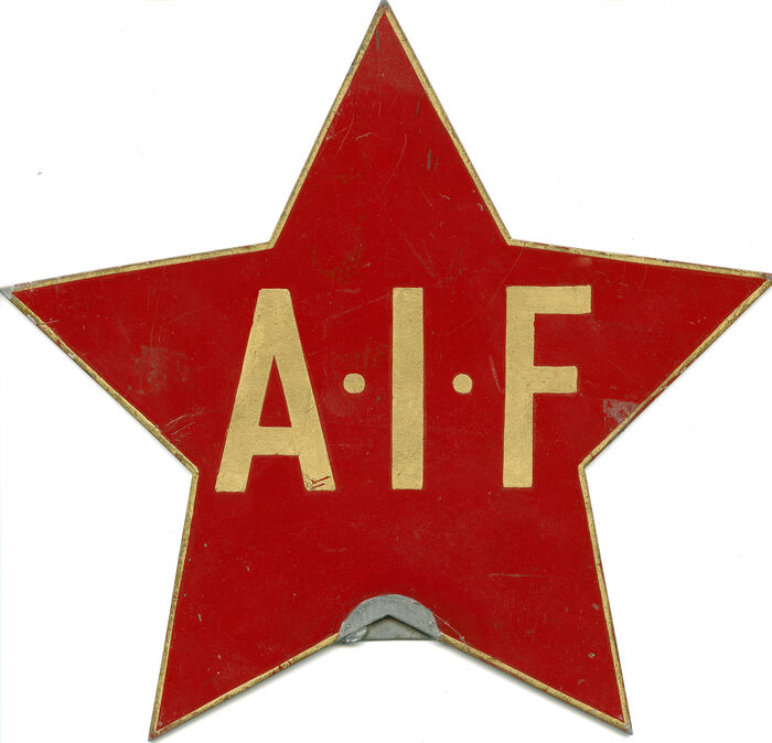 Logoen til Arbeidernes Idrettsforbund, Stjerne med initialer